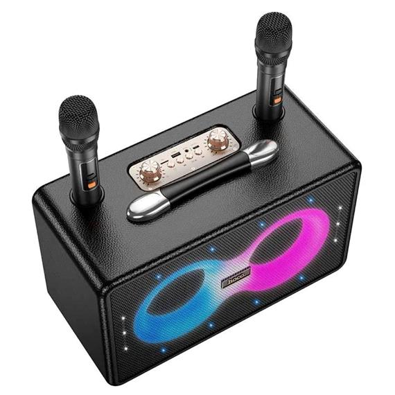 Hoco HA8 Altavoz Karaoke Bluetooth 40W con 2 Micrófonos