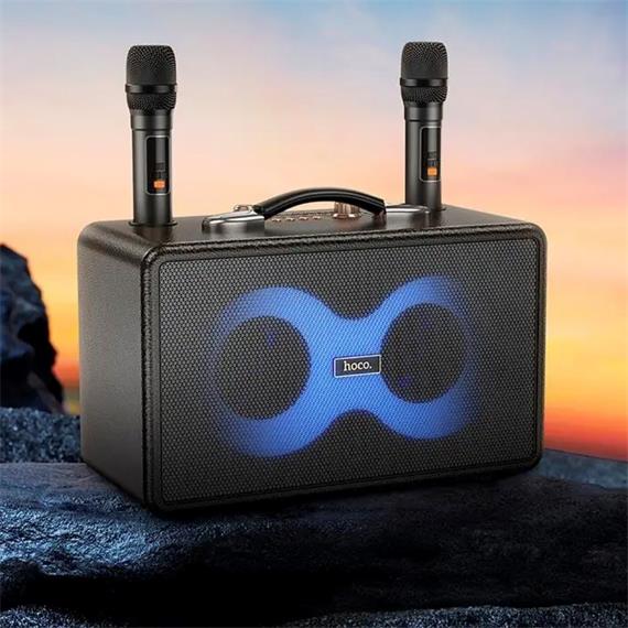 Hoco HA8 Altavoz Karaoke Bluetooth 40W con 2 Micrófonos