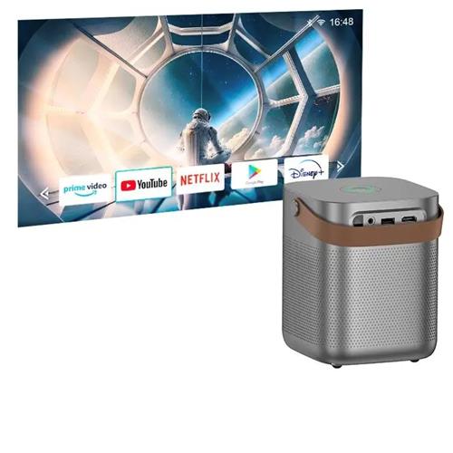 Hoco DT4 Proyector Smart Android 13, 190 Lumen, Wifi, Autofocus, 720p
