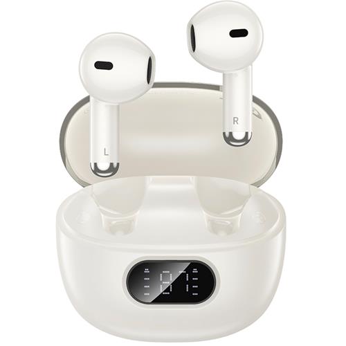 Hoco EQ18 Auricular Inalámbrico con Cancelación de Ruido Milky White