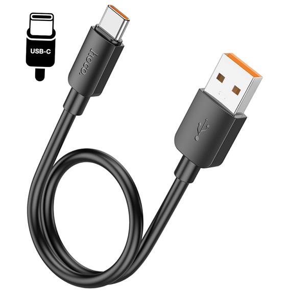 Cable USB-A to USB-C 0.25 metros 100w Hoco X96 Negro