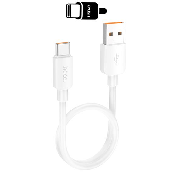Cable USB- A To USB-C 0.25 metros 100w Hoco X96 Blanco
