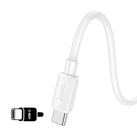 Cable USB- A To USB-C 0.25 metros 100w Hoco X96 Blanco