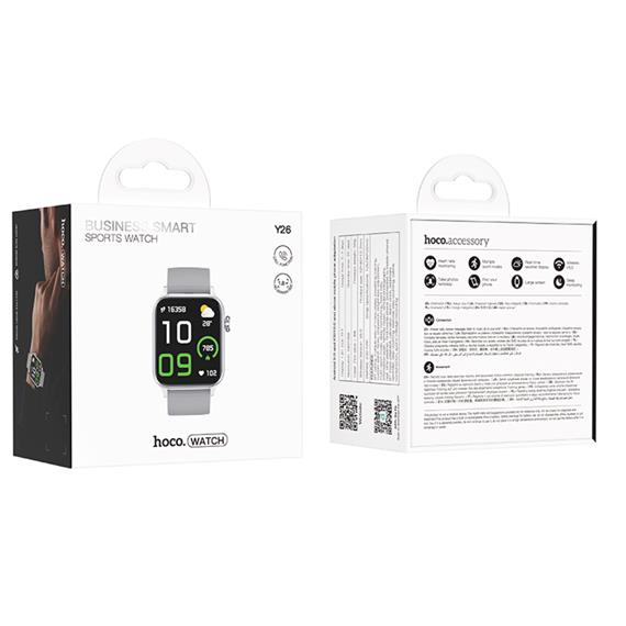 Hoco Y26 Smart Sports Watch Silver
