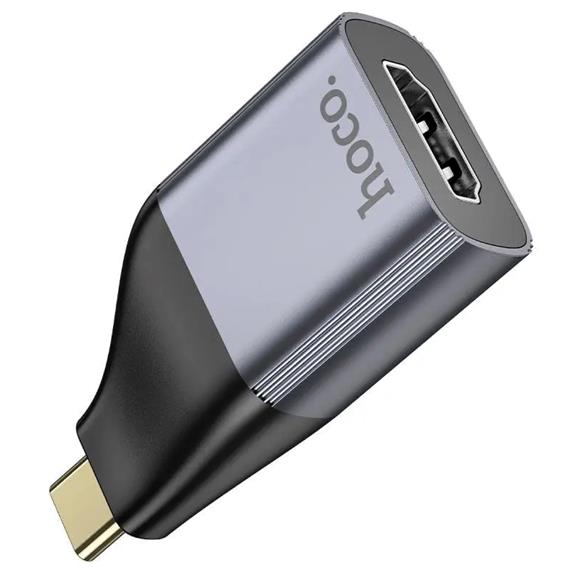 Adaptador USB-C a HDTV Hoco UA33 Gris Metal