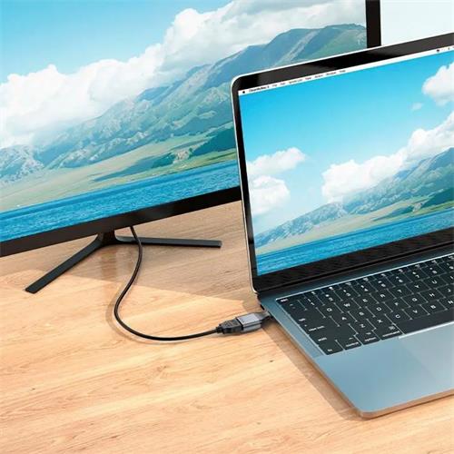 Adaptador USB-C a HDTV Hoco UA33 Gris Metal
