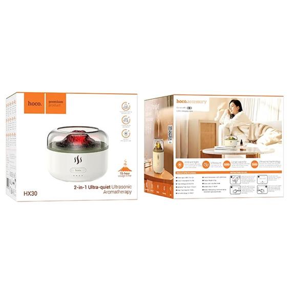 Hoco HX30 Difusor de Aromaterapia Ultrasónico con Luz