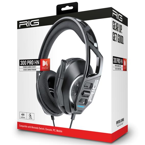 RIG 300 PRO HS Auricular Gaming para Nintendo Switch Negro