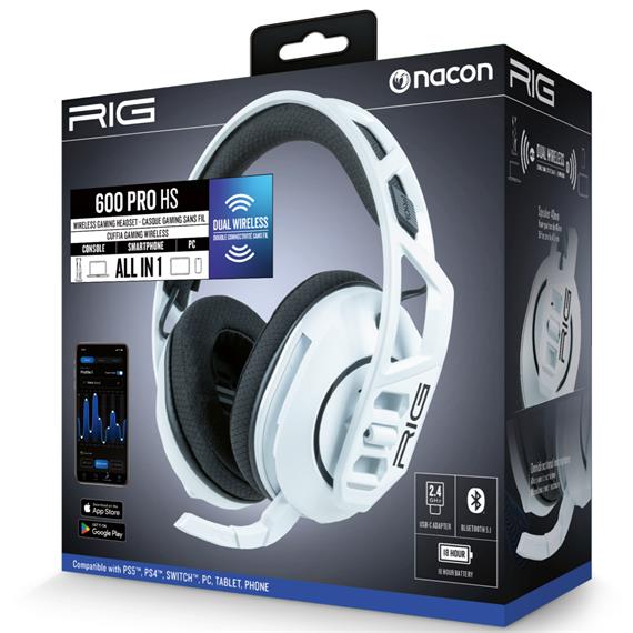 Rig Auricular Gaming 600 PRO HS White PS5