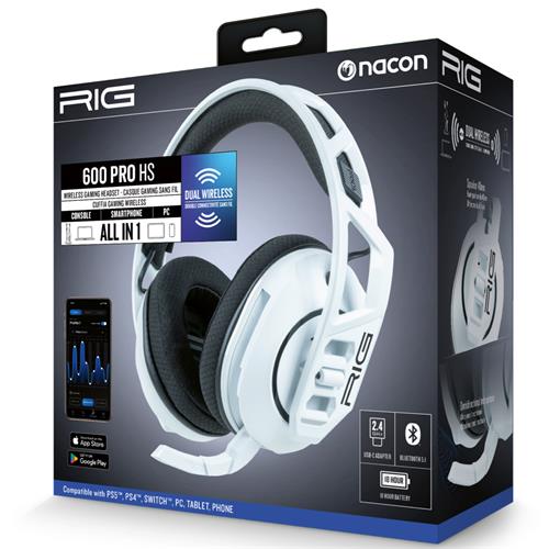 Rig Auricular Gaming 600 PRO HS White PS5
