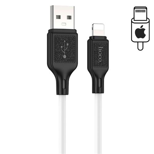 Hoco X90 Cable Cool Silicone Lightning White