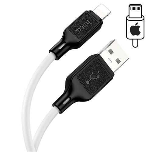 Hoco X90 Cable Cool Silicone Lightning White