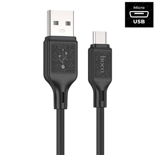 Hoco X90 Cable Cool Silicone Micro Black