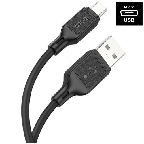 Hoco X90 Cable Cool Silicone Micro Black