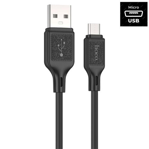 Hoco X90 Cable Cool Silicone Micro Black