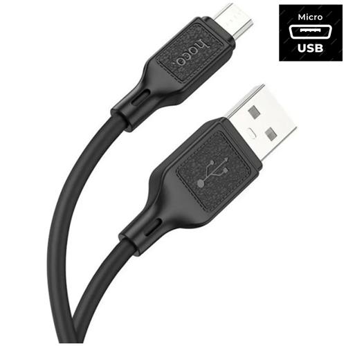 Hoco X90 Cable Cool Silicone Micro Black