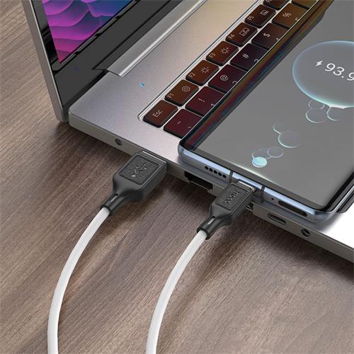 Hoco X90 Cable Cool Silicone Micro White