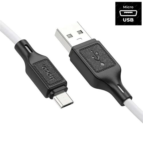 Hoco X90 Cable Cool Silicone Micro White