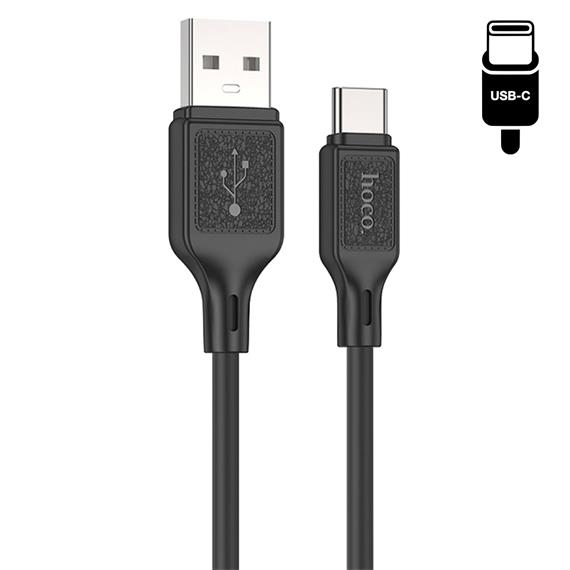 Hoco X90 Cable Cool Silicone Type-C Black