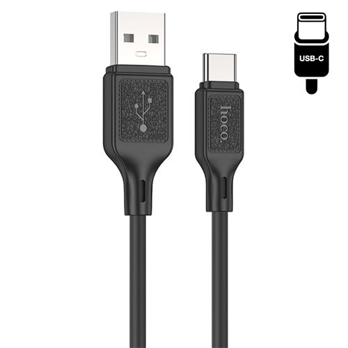 Hoco X90 Cable Cool Silicone Type-C Black