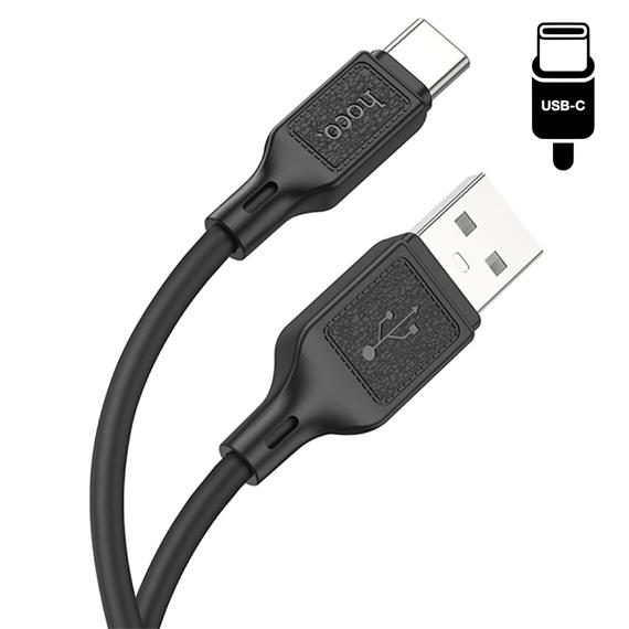 Hoco X90 Cable Cool Silicone Type-C Black