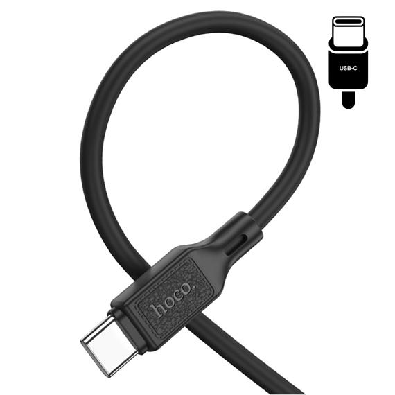 Hoco X90 Cable Cool Silicone Type-C Black