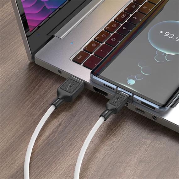 Hoco X90 Cable Cool Silicone Type-C White