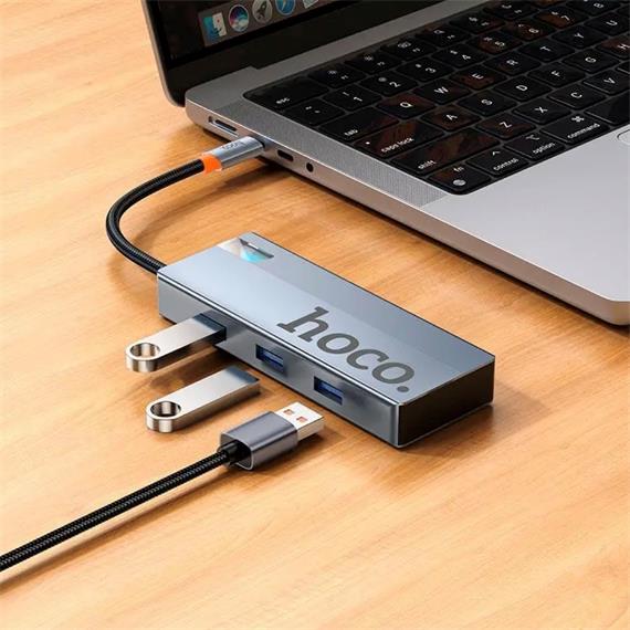 Adaptador USB-C 5-1 Hoco HB50 HDMI + 3x USB 3.0 + PD