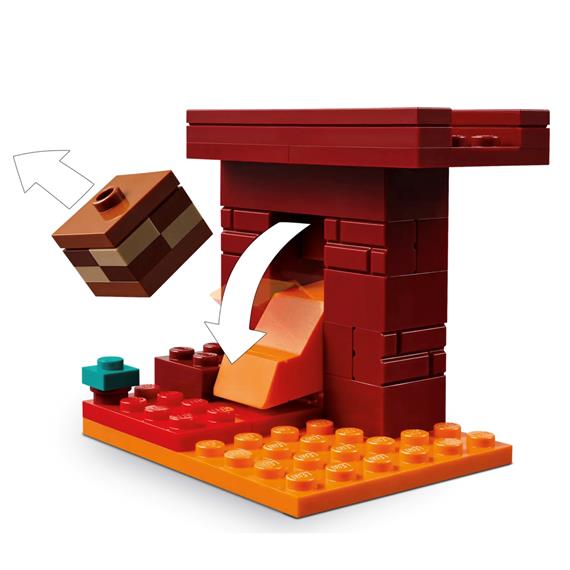 LEGO 21266 The Nether Lava Battle