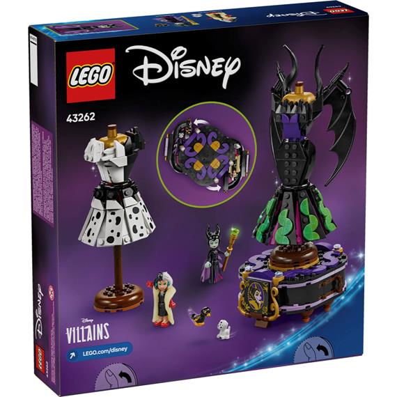 LEGO 43262 Trajes de Maléfica y Cruella de Vil