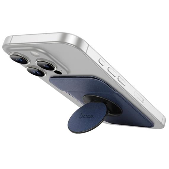 Hoco GT6 Tarjetero Magsafe con Soporte Azul