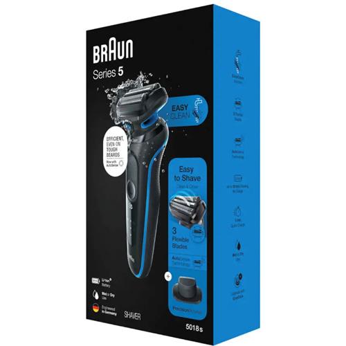 Braun Afeitadora 51-B1200S Serie 5 Recargable, Wet & Dry