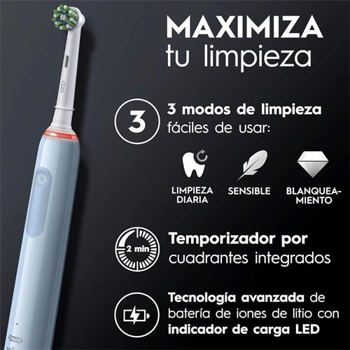 Braun Oral-B Cepillo Profesional 3 Clean & Protect Azul (D505.523.3)