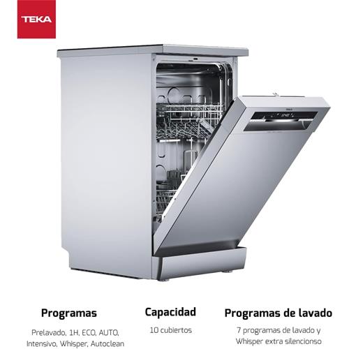 Teka DFS44750 Lavavajillas 45cm Inox