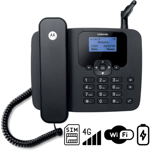 Motorola FW410L Teléfono de Sobremesa con tarjeta SIM 4G