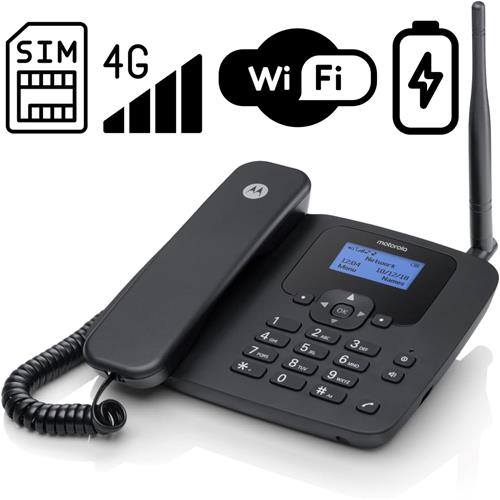 Motorola FW410L Teléfono de Sobremesa con tarjeta SIM 4G