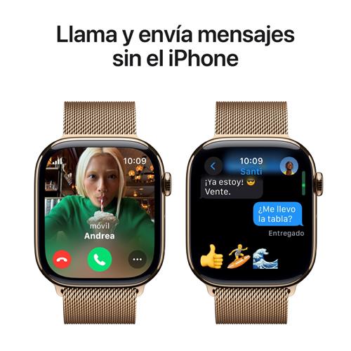 Apple Watch Serie 10 GPS+ Celullar 42mm Gold Titanium (MX083QL/A)