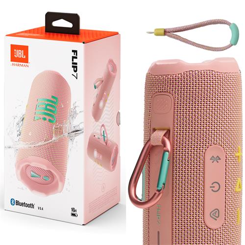 Jbl Flip 7 Altavoz Bluetooth portátil IP68 con Auracast Rosa