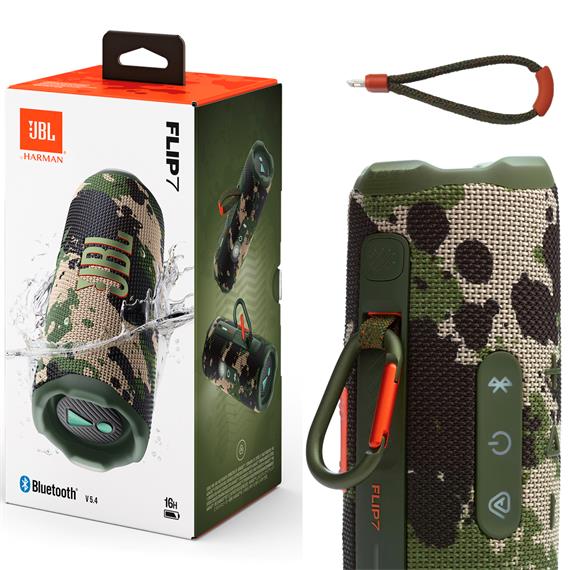 Jbl Flip 7 Altavoz Bluetooth portátil IP68 con Auracast Squad