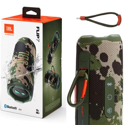 Jbl Flip 7 Altavoz Bluetooth portátil IP68 con Auracast Squad