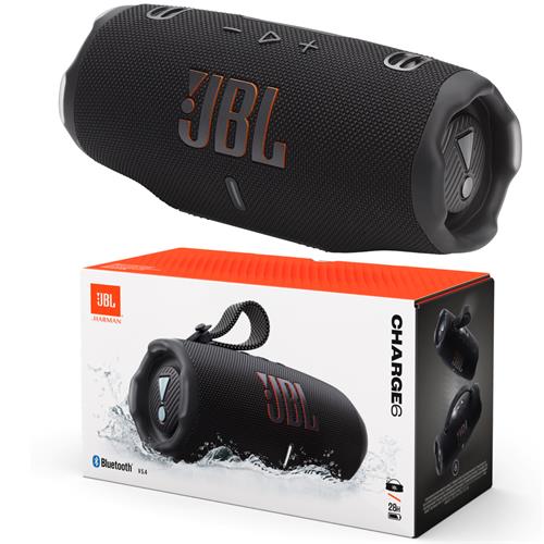 Jbl Charge 6 Altavoz Bluetooth Portátil IP68 con Auracast Negro