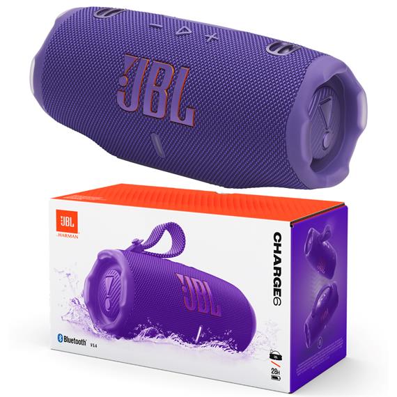 Jbl Charge 6 Altavoz Bluetooth Portátil IP68 con Auracast Purple