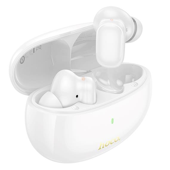 Hoco EQ17 Auricular Inalámbrico con Cancelación de Ruido Frost White