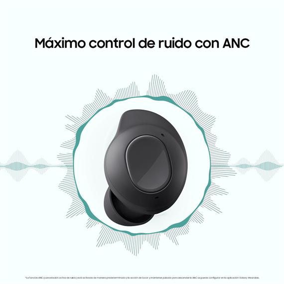 Samsung Galaxy Buds FE Auricular Bluetooth Cancelación Ruido Graphite (SM-R400N)