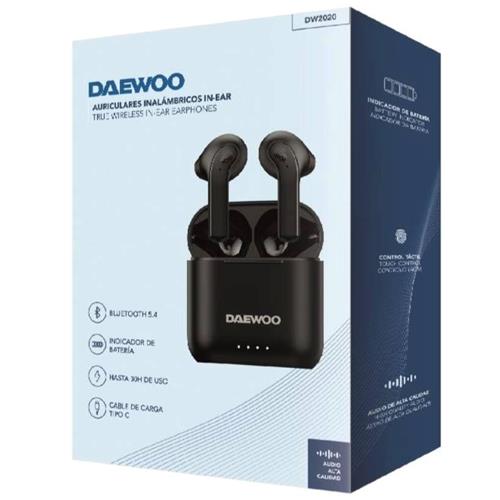 Daewoo DW2020 Auricular TWS Bluetooth 5.4 Negro