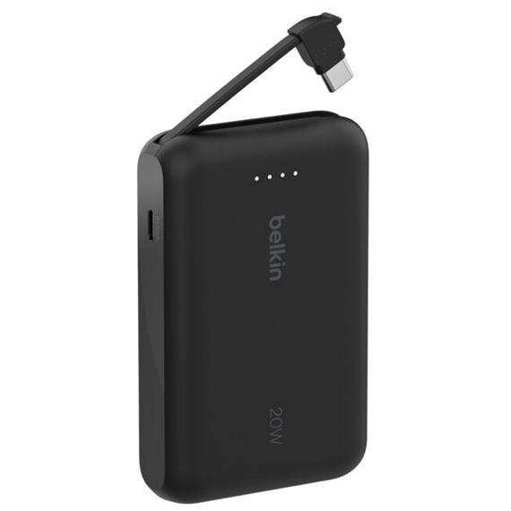 Powerbank Belkin 10.000 mAh Cable Integrado USB-C 20W Negro (BPB021HQBK)