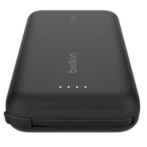 Powerbank Belkin 10.000 mAh Cable Integrado USB-C 20W Negro (BPB021HQBK)