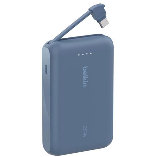 Powerbank Belkin 10.000 mAh Cable Integrado USB-C 20W Azul (BPB021HQBL)