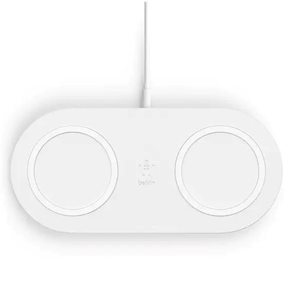 Belkin Base de Carga Inalámbrica 10W Doble Blanco (WIZ002VFWH)