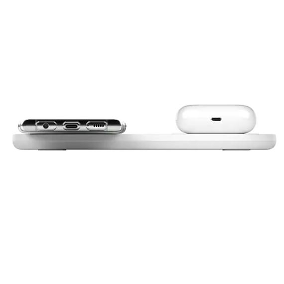 Belkin Base de Carga Inalámbrica 10W Doble Blanco (WIZ002VFWH)